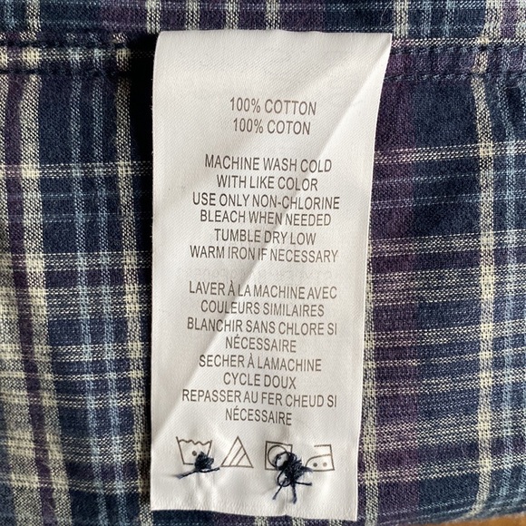 Host Pick 💙 Ben Sherman LONG-SLEEVE CORD PLAID SHIRT - NAVY - Picture 8 of 8